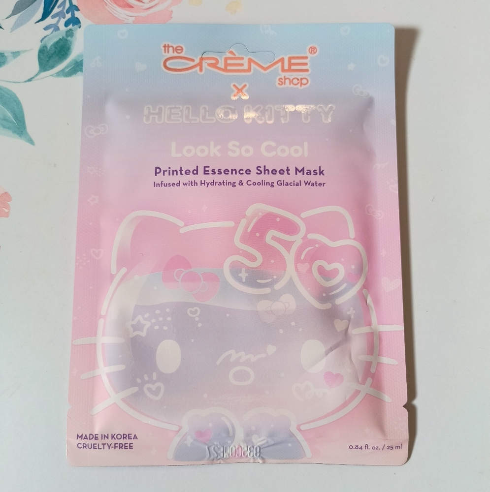 Crème Shop x Hello Kitty Feel So Clear Printed Essence Sheet Mask Glacial Water